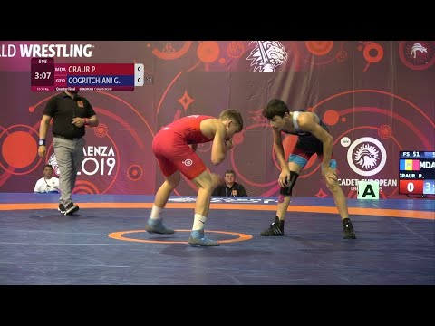 1/4 FS - 51 kg: P. GRAUR (MDA) v. G. GOGRITCHIANI (GEO)
