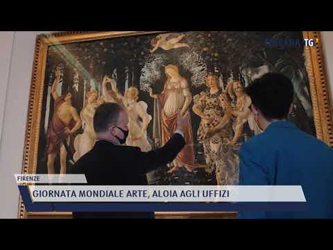 2021-04-16 FIRENZE - GIORNATA MONDIALE ARTE, ALOIA AGLI UFFIZI