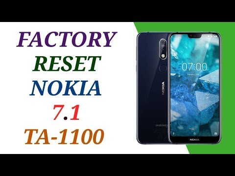 HARD RESET NOKIA 7.1 / FACTORY RESET NOKIA TA-1100