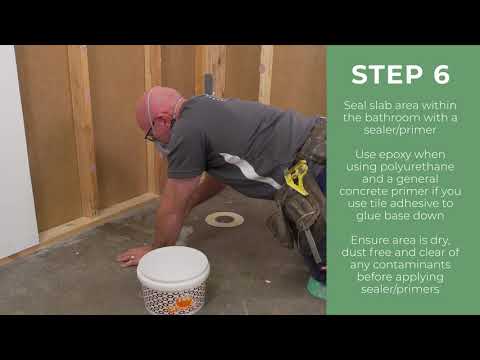 Universal Habitat Installation Method 3 — Above Floor Direct Stick to Concrete