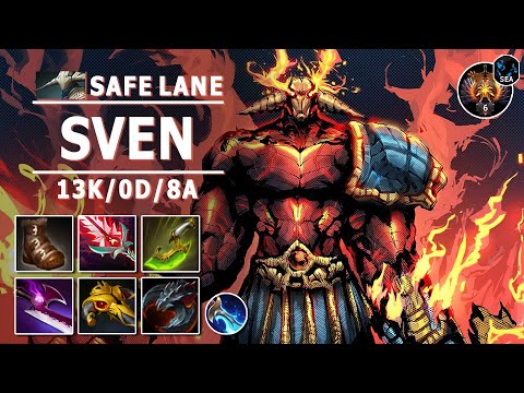 Sven Safe Lane Carry | 7.31b | Amazing Damage Output | Dota 2 Immortal Gameplay