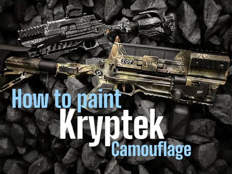 How to Paint Kryptek Camo - Paintjob Tutorial