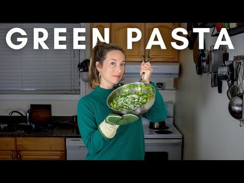 SUPER GREEN PASTA | Pesto Veggie Pasta Recipe Perfect for Spring