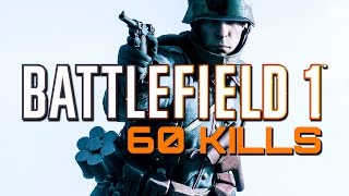 Battlefield 1: 60 Kills on Giant's Shadow - Medic Support (PS4 PRO Multiplayer Gameplay)