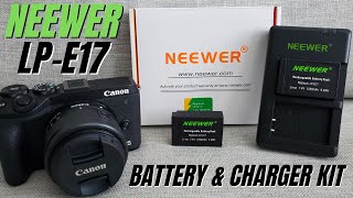 Neewer LP-E17 Battery & Dual USB Charger Set Unboxing - For Canon Cameras