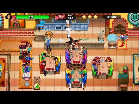 2018 Diner Dash Taco Gigante  level 130 Vip Ai Bondigas