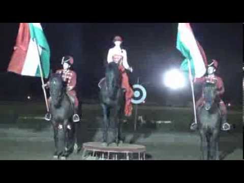 Night show on Lázár Equestrian Park, Domony Valley