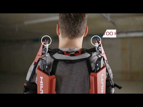 Hilti EXO-S Exoskeleton designed for overhead work - how to adjust and fit