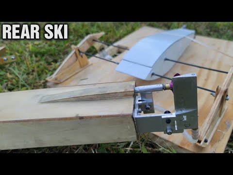 Modified Shrimp Outrigger Rear Ski Test - Micro Outrigger Run - Rc Outrigger Boat