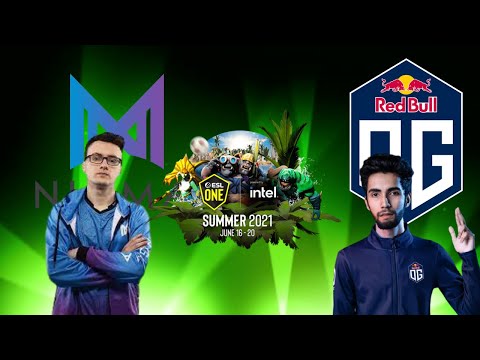 NIGMA vs OG - AMAZING GAME - ESL ONE SUMMER 2021 DOTA 2