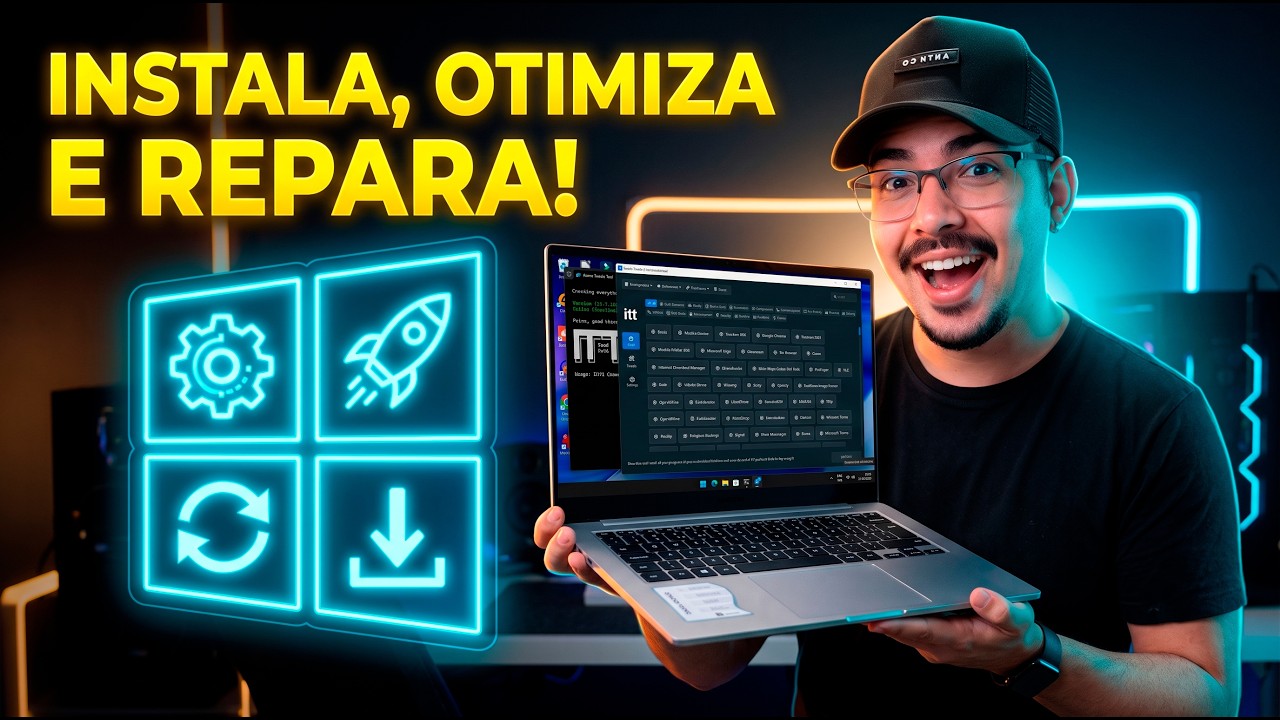 Instale 400 Programas no CMD e Otimize o Windows em 1 Clique! (Melhor Programa Grátis)