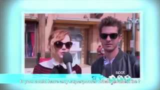 Andrew Garfield and Emma Stone Answer Fan Questions 2014