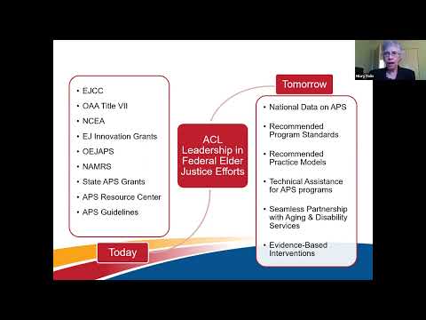 Elder Justice Innovations: Helping Individuals Transition from APS to other Community-Based Supports