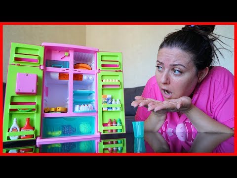 Buz Dolabımın Eşyaları Dağılmış, Topladık | Picking Up The Refrigator - Funny Kids Video