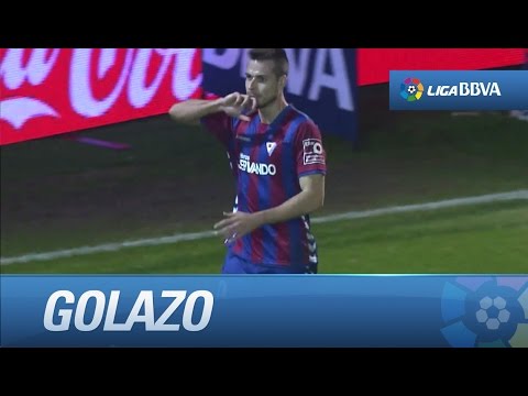 Golazo de estrategia de Del Moral (1-0) en el SD Eibar - Getafe CF - HD
