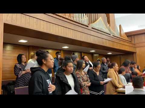 Hosea song practice for Grandma Tolofi