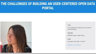 The Challenges of Building a User-Centred Open Data Portal