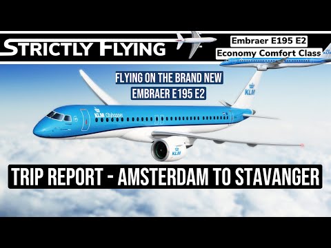 Miniatura de YouTube para KLM Embraer 195 E2
