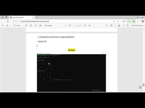 Implement N Queens Problem using backtracking in C programming.