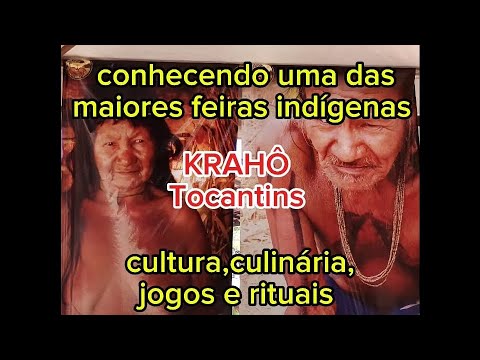 Índios brasileiros realizam grande feira cultural no estado do Tocantins Itacajá feira das sementes