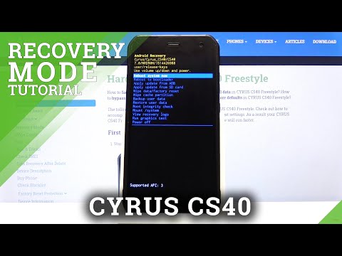 How to Enable Recovery Mode in CYRUS CS40 - Enter & Quit Recovery
