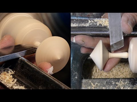 Richard Raffan turns a spinning top