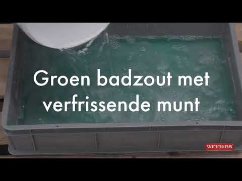Video Hoe gebruik ik Winners groen badzout met munt?