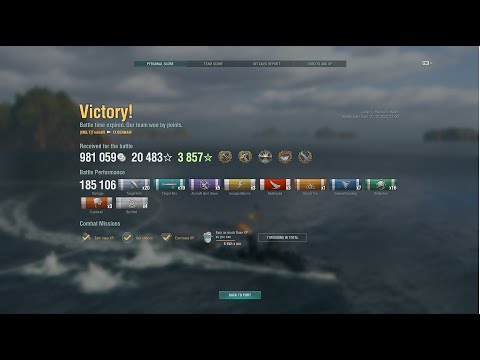World of Warships - Benham - "185k Solo Warrior" - Trulle89