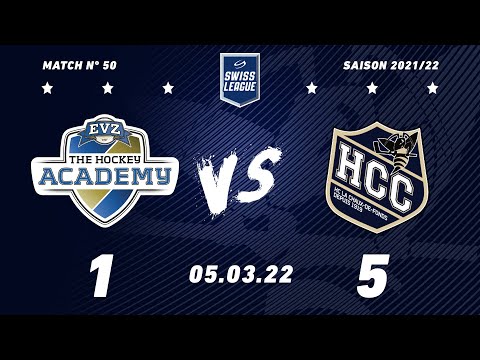 05.03.2022 EVZ Academy - HC La Chaux de Fonds (1-5)