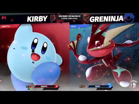 Quebra Comandos #85 - Naga (Greninja) vs Amafia (Kirby) - Losers Semi Finals