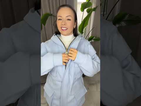 Kurtka niebieska parka Pink Mania piękna – miniatura 2 z 8