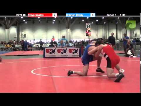 Mens FS FS 70 KG - Steve Santos vs. Koleton Hardy