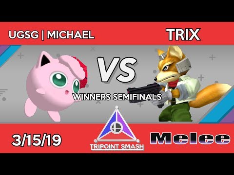 Tripoint Smash 52 - Winners Semifinals - UGSG | Michael (Jigglypuff) Vs. Trix (Fox)