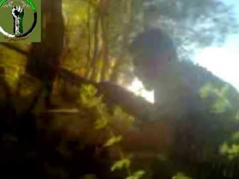 استهداف نقاط تمركز قوات النظام في مرصد خربة السولاس في ريف اللاذقية بواسطة رشاش بي كي سي من قبل كتيبة الأخوة في الله