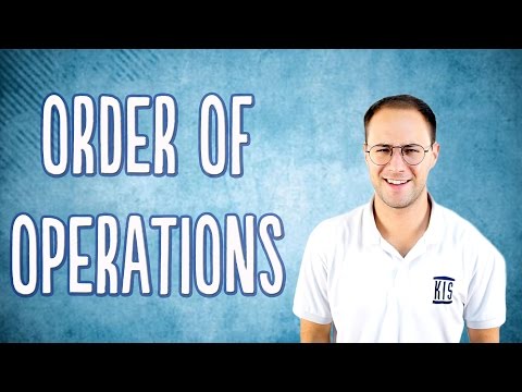 The Order of Operations
