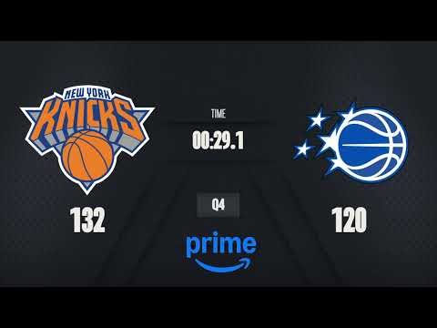 New York Knicks vs. Orlando Magic | Emirates NBA Cup Semifinals on Prime Live Scoreboard
