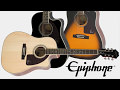 миниатюра 0 Видео о товаре Электроакустическая гитара EPIPHONE AJ-220SCE EB