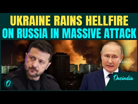 Russia-Ukraine War Breaking: Kyiv UNLEASHES Massive Drone Attack on Moscow | Oil Depot set Ablaze