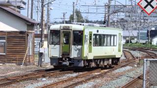 preview picture of video '北上線キハ100形 北上駅発車 JR-East KiHa100 series DMU'