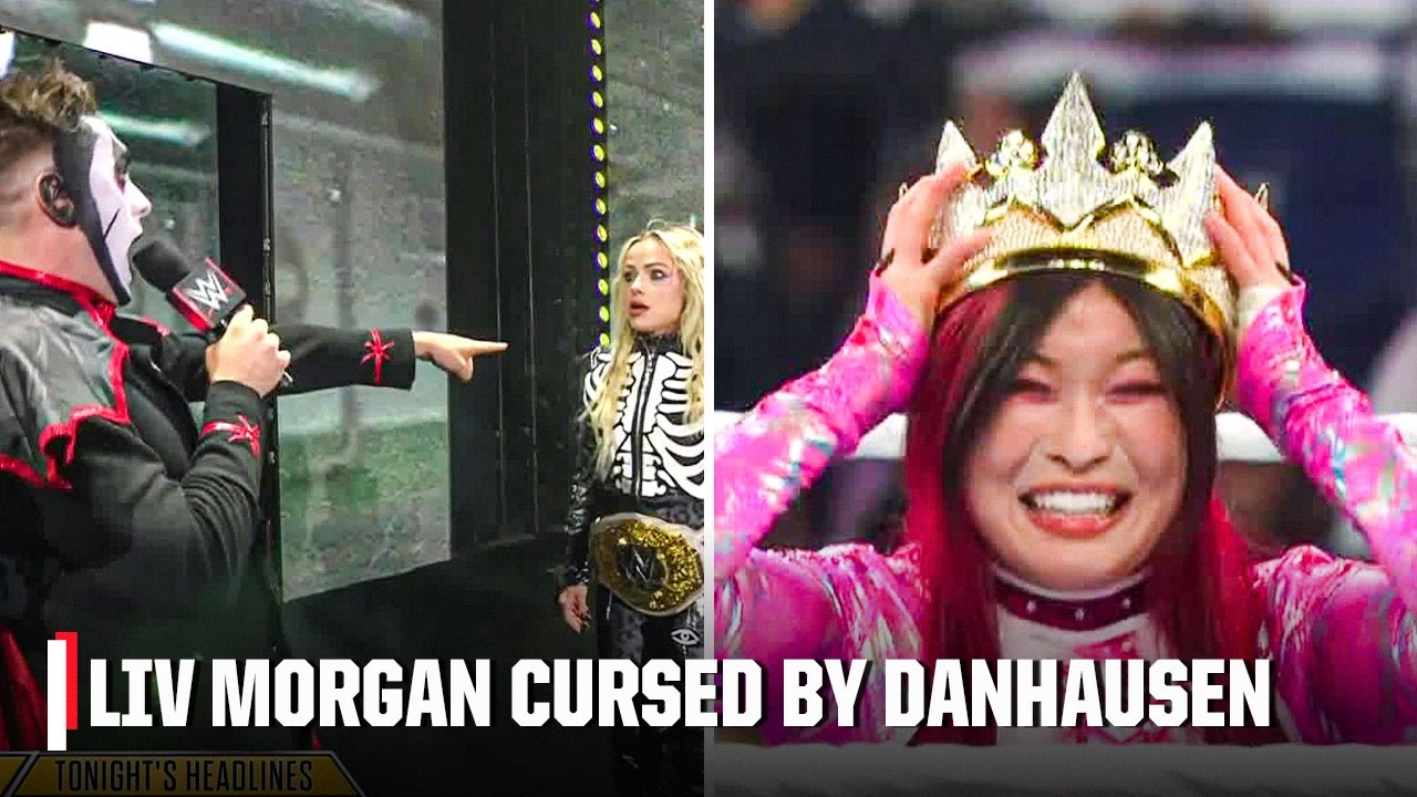Liv Morgan loses the Queen of the Ring Final to Iyo Sky after Danhausen curse | WWE on ESPN