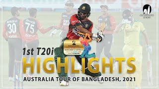 Bangladesh vs Australia Highlights  1st T20i  Aust