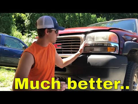 GMC Sierra grill upgrade