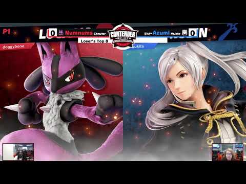 Mega Smash Monday 22 | numnums (Lucario) Vs. EVA^ | Azumi (Robin)