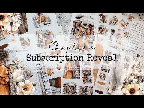 CHAPTERS Planner Subscription Reveal ☕📖 | Cozy Bookshop-Inspired Journaling Collection