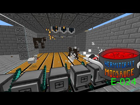 Minecraft Mod Sauce Ep.24 Butcher Shop Death Machine HermitCraft Modded Minecraft