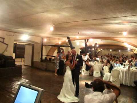 ballo sposa con papà animazione matrimoni Tenuta Limido zerbolo' Alex Zitelli 338 7063620