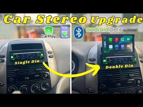 Single Din Flip Out Touchscreen Car Radio - Install/Review