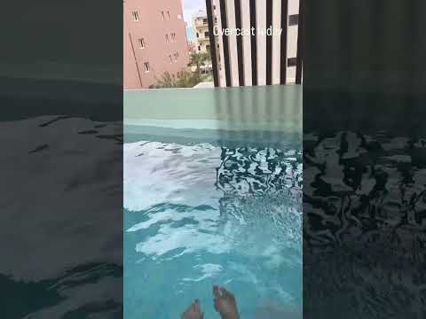 Playing animal crossing whilst in the pool #animalcrossing #acnl #holidayvibe #holidaypool