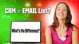 Is CRM same as email list?