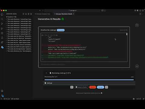Migrating Go source code from Ingress-NGINX to Gateway API using Konveyor